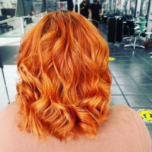 Orange Hair Colour Trend, Queensferry hair colour salon