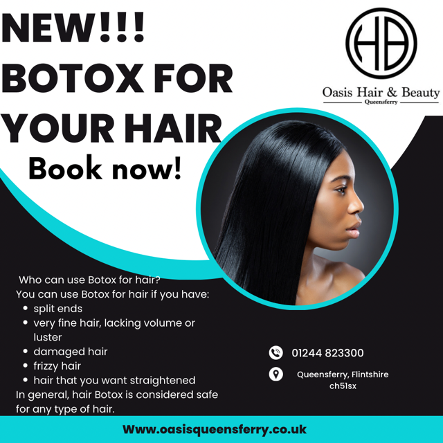 Botox For Hair Oasis Queensferry salon